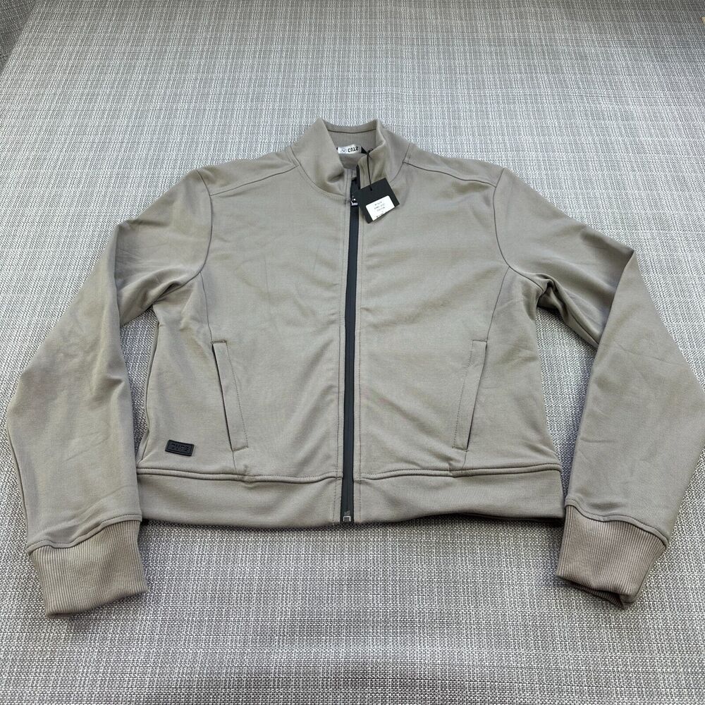 Cuts Clothing Runway Jacket Womens Small Grey Full Zip Minimalist Comfort